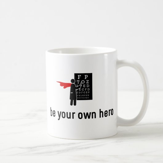 Optometry Hero Koffiemok (Rechts)