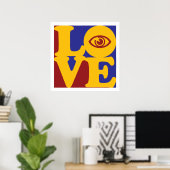 Optometry Love Poster (Thuiskantoor)