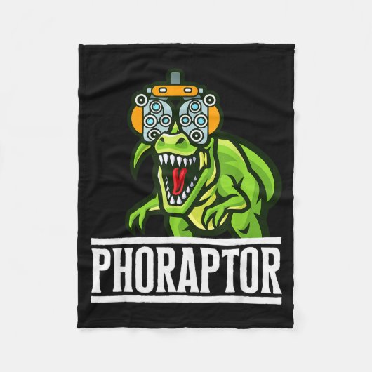 Optometry Machine Phoropter Funny Optometrist Phor Fleece Deken (Voorkant)