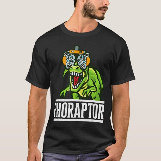 Optometry Machine Phoropter Funny Optometrist Phor T-shirt (Voorkant)