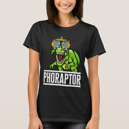 Optometry Machine Phoropter Funny Optometrist Phor T-shirt (Voorkant)