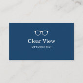 Optometry Modern Eyewear Doctor Visitekaartje (Voorkant)