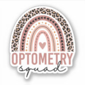 Optometry Squad, Optometry Assistant, Eye Doctor Sticker (Voorkant)