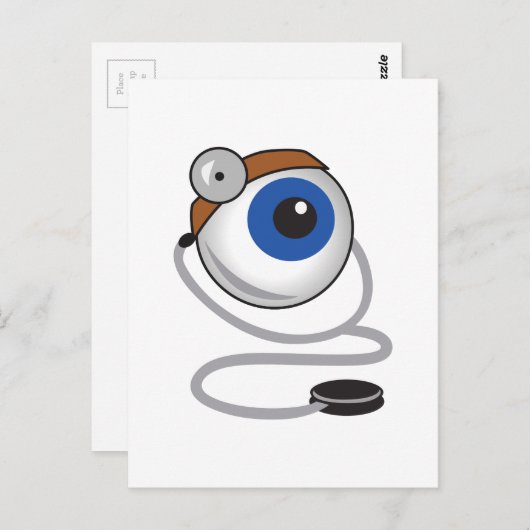 OPTOMITRIST EYE BRIEFKAART (Voorkant / Achterkant)