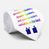 optreden, spreken, debatteren, praten, kardinalen  stropdas (Opgerold)