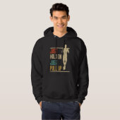 Optrekken, gewoon vasthouden, optrekken, fitness hoodie (Voorkant volledig)