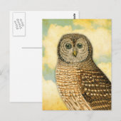  optrekken met wolken briefkaart (Voorkant / Achterkant)