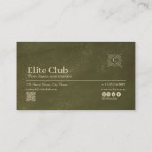 Opulence Business Card Visitekaartje (Achterkant)
