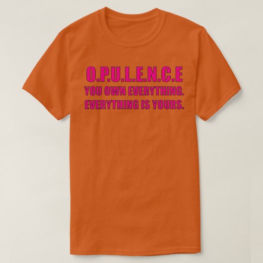 OPULENCE Parijs brandt T-shirt (Design voorkant)