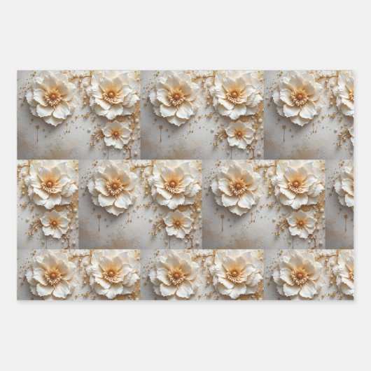 Opulent Bloom Inpakpapier Vel (Voorkant 3)