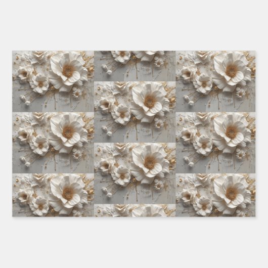 Opulent Bloom Inpakpapier Vel (Voorkant 2)