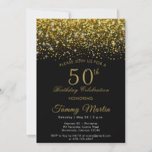 Opulent Gold Confetti 50ste verjaardag