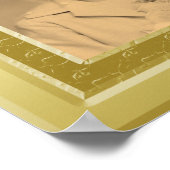 Opulent gouden grens lijst aangepast foto poster (Hoek)