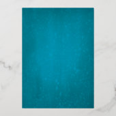 Opulent Lijst met kerstcadeaufoto Folie Feestdagenkaart (Achterkant)