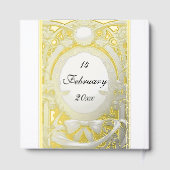 Opulent Motif Atelier, bruiloft Folie gastenboek (Achterkant)