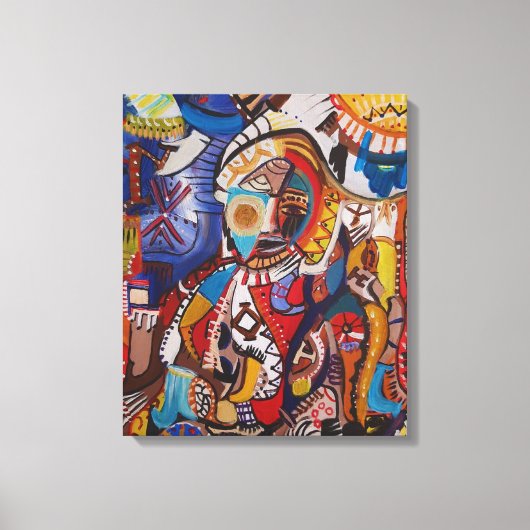 Opulent Swirl Canvas Afdruk (Voorkant)