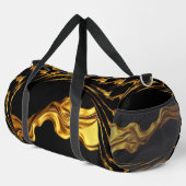 Opulent Swirl Liquid Gold Black Monochrome Christi Plunjezak (Rechterhoek)