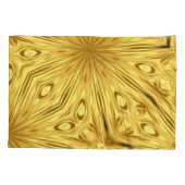 Opulent Swirl Liquid Gold: Gilded Zenith | Achempo Kussensloop (Achterkant-Links)