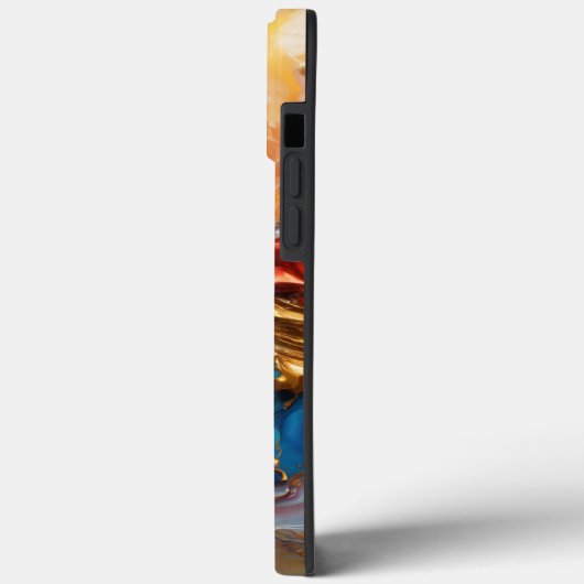 Opulent Symphony: Een levendig Abstract meesterwer Case-Mate iPhone Case (Achterkant / Links)