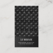 Opulent Tufted Textuur Visitekaartje (Voorkant)