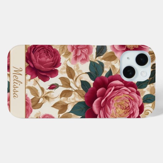 Opulent Tuin Rozen Case-Mate iPhone Case (Achterkant (horizontaal))
