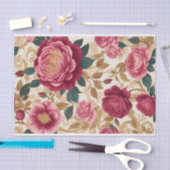 Opulent Tuin Rozen Tissuepapier (Craft)