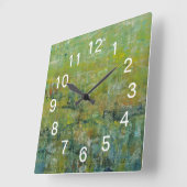 Opulent veld II Vierkante Klok (Hoek)