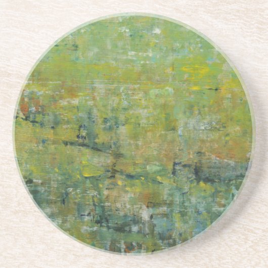 Opulent veld II Zandsteen Onderzetter (Voorkant)