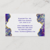 Opulent Waterverf Fire Opal Edelsteen Ontwerp Visitekaartje (Achterkant)