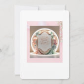 Opulent Wedding Invitation Suite Kaart (Achterkant)