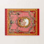 opulente 18e - eeuwse barokke print happy family legpuzzel (Horizontaal)