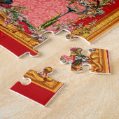 opulente 18e - eeuwse barokke print happy family legpuzzel (Zijkant)