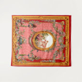 opulente 18e - eeuwse barokke print happy family wandkleed (Voorkant (horizontaal))