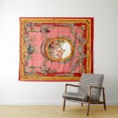 opulente 18e - eeuwse barokke print happy family wandkleed (In Situ (horizontaal))