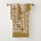 opulente gouden barokdruk bad handdoek (Insitu)