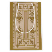 opulente gouden barokdruk medium cadeauzakje (Voorkant)