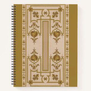 opulente gouden barokdruk notitieboek