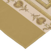 opulente gouden barokdruk tafelkleed (Gekanteld)