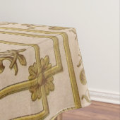opulente gouden barokdruk tafelkleed (Voorbeeld)