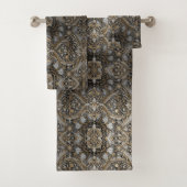 Opulente laced fusie bad handdoek (Insitu)