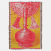 opulente medio-Victoriaans afdrukdecanters en... Deken (Voorkant Verticaal)