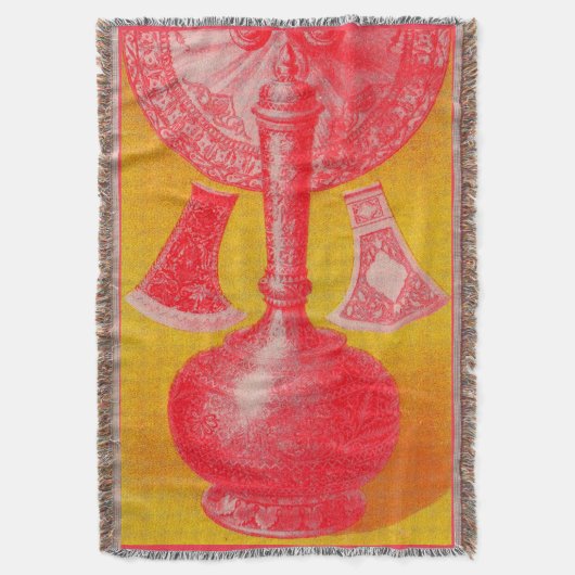 opulente medio-Victoriaans afdrukdecanters en... Deken (Voorkant Verticaal)