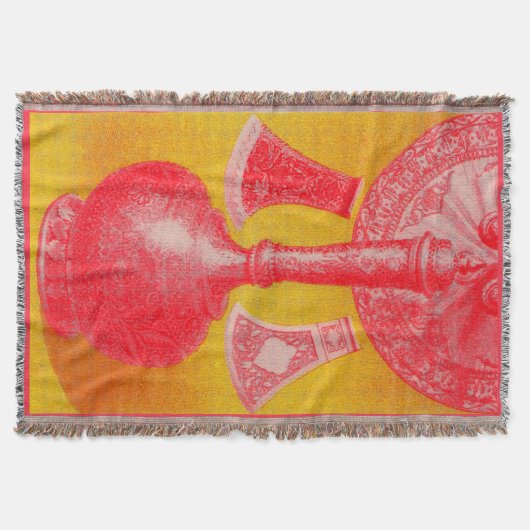 opulente medio-Victoriaans afdrukdecanters en... Deken (Voorkant)