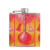 opulente medio-Victoriaans afdrukdecanters en... Heupfles (Voorkant)