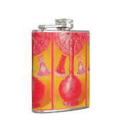 opulente medio-Victoriaans afdrukdecanters en... Heupfles (Rechts)