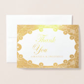 Opulente witte en zwarte bollen folie kaarten (Voorkant met envelop)