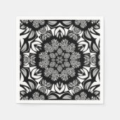 opulentie bw papieren servetten (Voorkant)