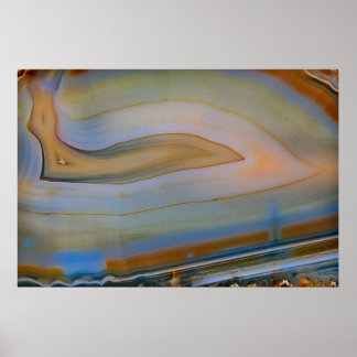 Opus 01 gepolijst Agate Poster