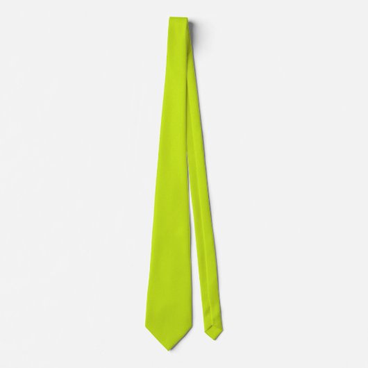 OPUS 1111 Fluorescent Yellow Stropdas (Voorkant)