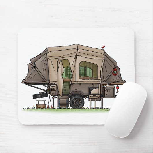 Opus 4 Pop omhoog Camper | Reisaanhangwagen | Camp Muismat (Met muis)